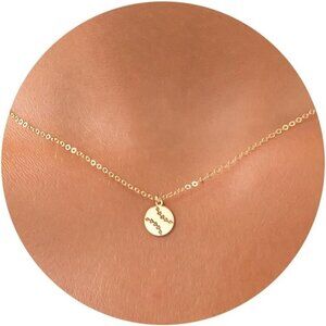 ⚡Necklace for Women 14K Gold Plated Sun Moon Sunlight Evil Eye Infinity softball